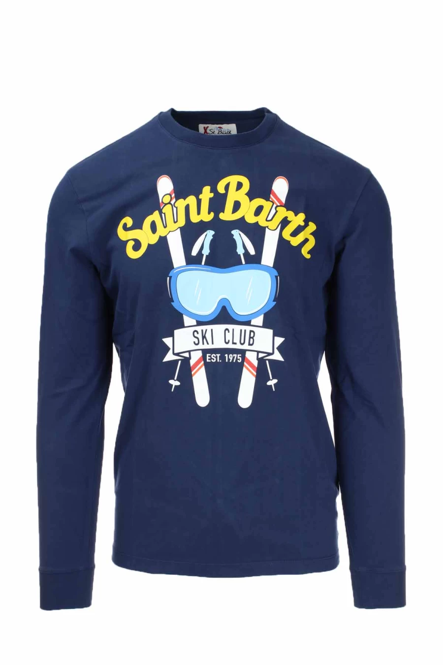 Saint Barth MC2 St. Moritz Long Sleeve T-Shirt for Men - Premium Cotton Casual Wear