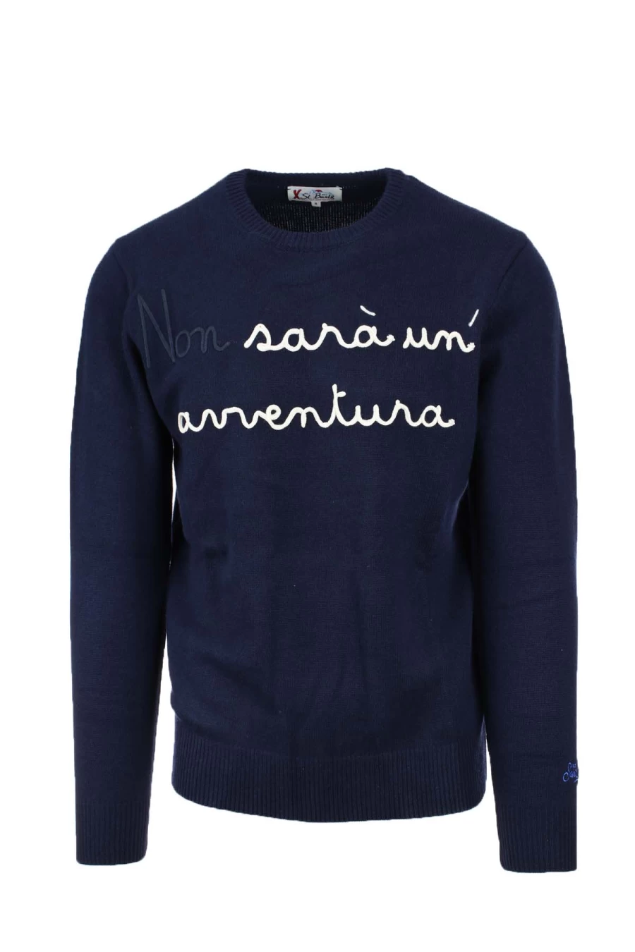 Saint Barth MC2 Men's Wool Crewneck Sweater - Premium Knit Pullover for Men