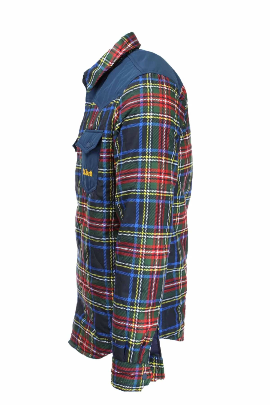 Saint Barth MC2 Tartan Checked Padded Shirt Jacket - Prestigemodauomo