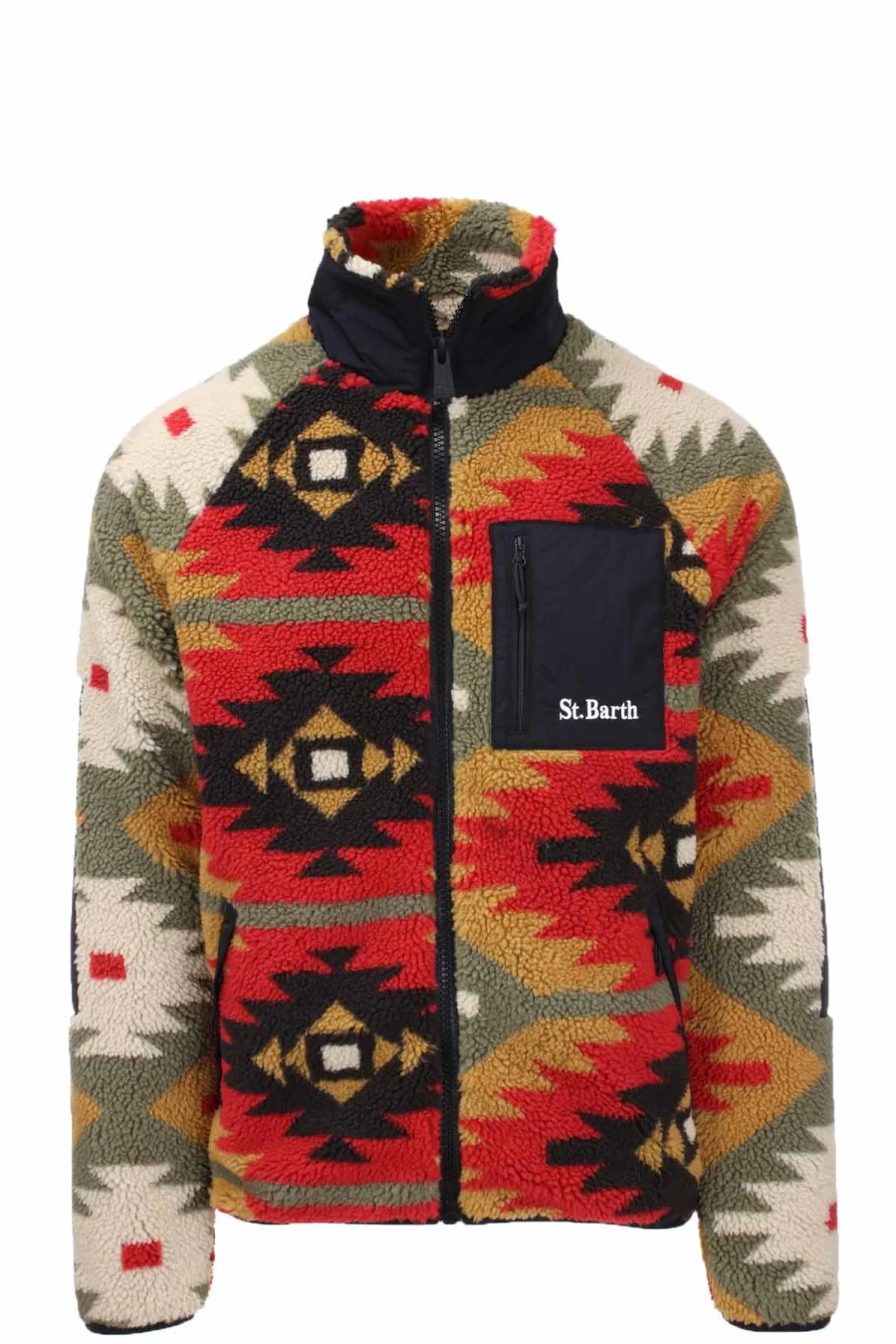 Saint Barth MC2 Men's Stylish Patterned Bear Jacket - Premium Outerwear Coats
