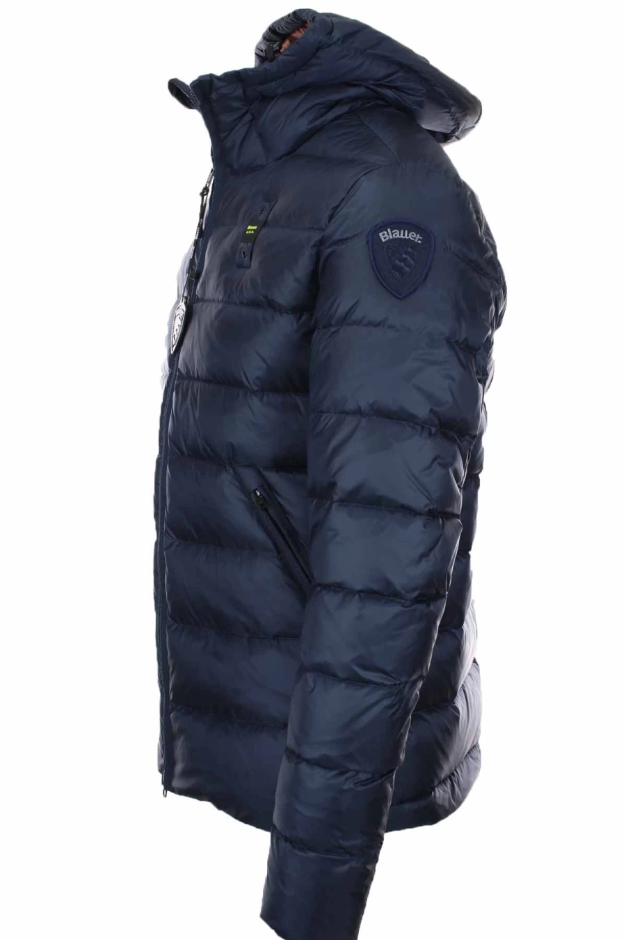 BLAUER Men's Premium Hooded Down Jacket - Warm Winter Coat for Outdoor Activities