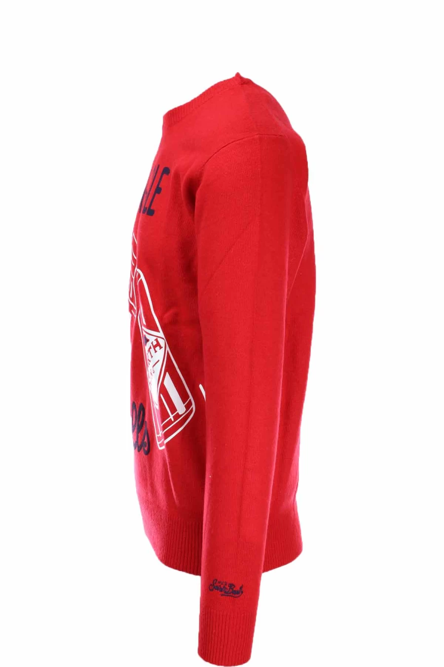 Saint Barth MC2 Wool Crew Neck Sweater - Gin-Gle Bells Design - Prestigemodauomo Collection