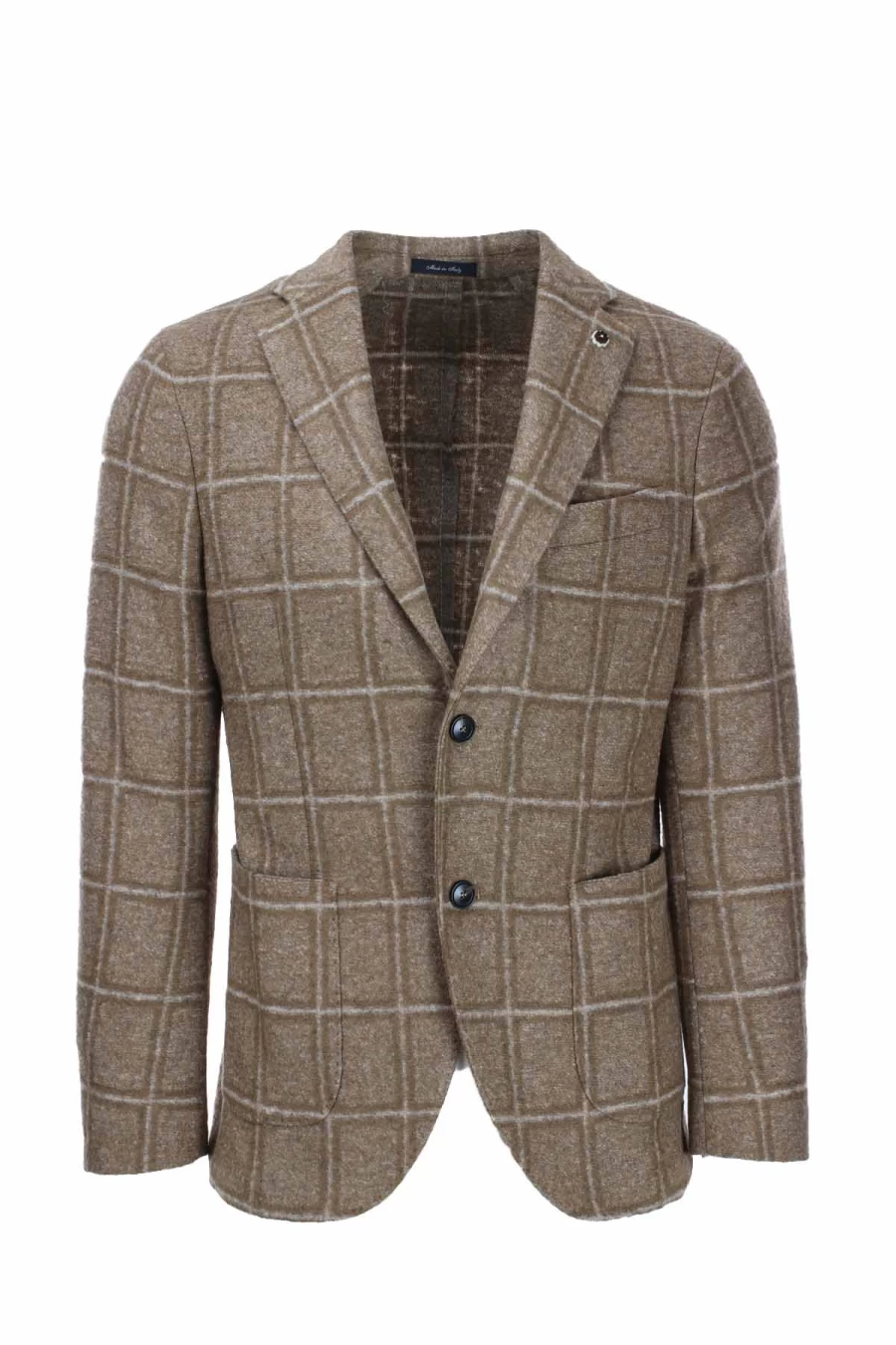 "Men's Unlined Checked Jacket by Natu - Prestigemodauomo - Stylish Casual Outerwear"