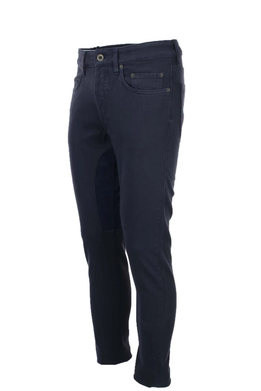 "Seville Siviglia Men's Trousers with Alcantara Patch - Prestigemodauomo Collection"