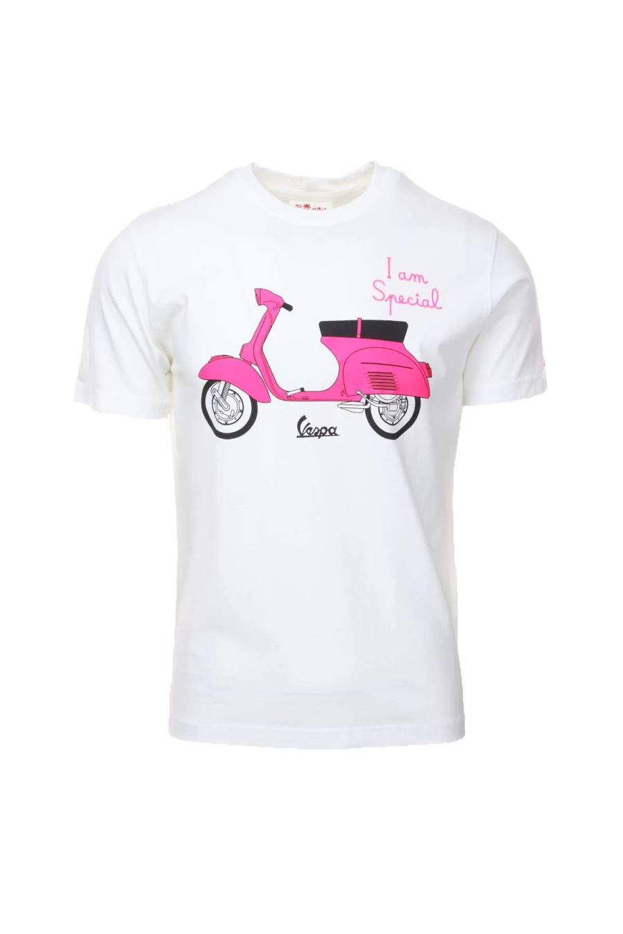 Saint Barth MC2 Vespa I Am Special Half Sleeve T-Shirt for Men - Premium Cotton Tee - Prestigemodauomo Collection