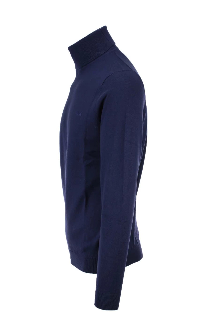 Wool & Cotton Turtleneck Sweater for Men - SUN68 Premium Knitwear