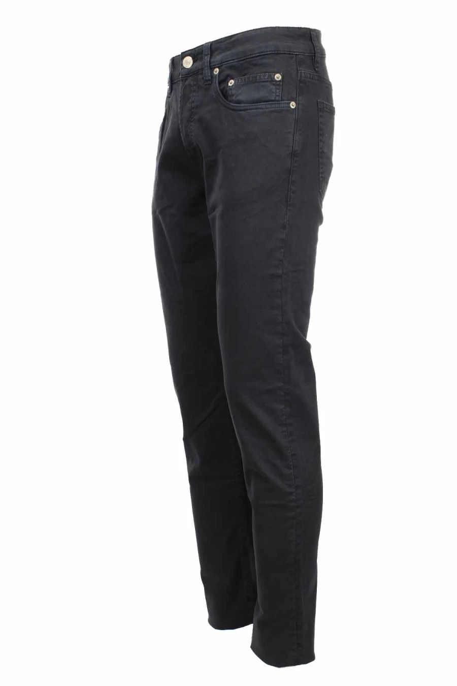 "Seville Men's Alcantara Patch 5-Pocket Pants - Prestigemodauomo Collection"