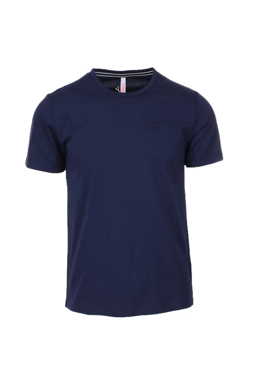 "Men's Premium Cotton T-Shirt with Pocket - SUN68 Brand Casual Tee"