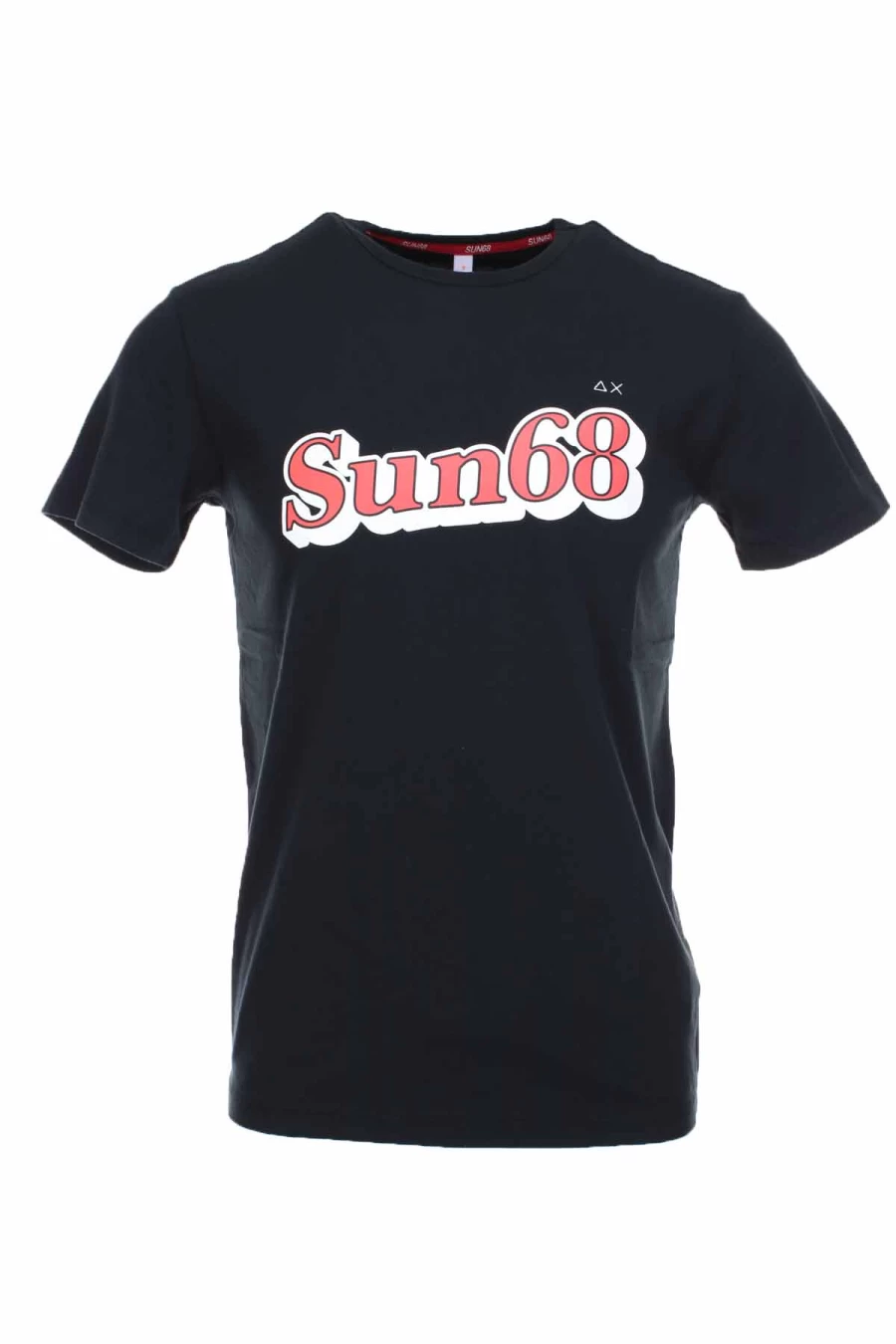 SUN68 Men's Short Sleeve Logo T-Shirt - Premium Cotton Tee - Prestigemodauomo Collection