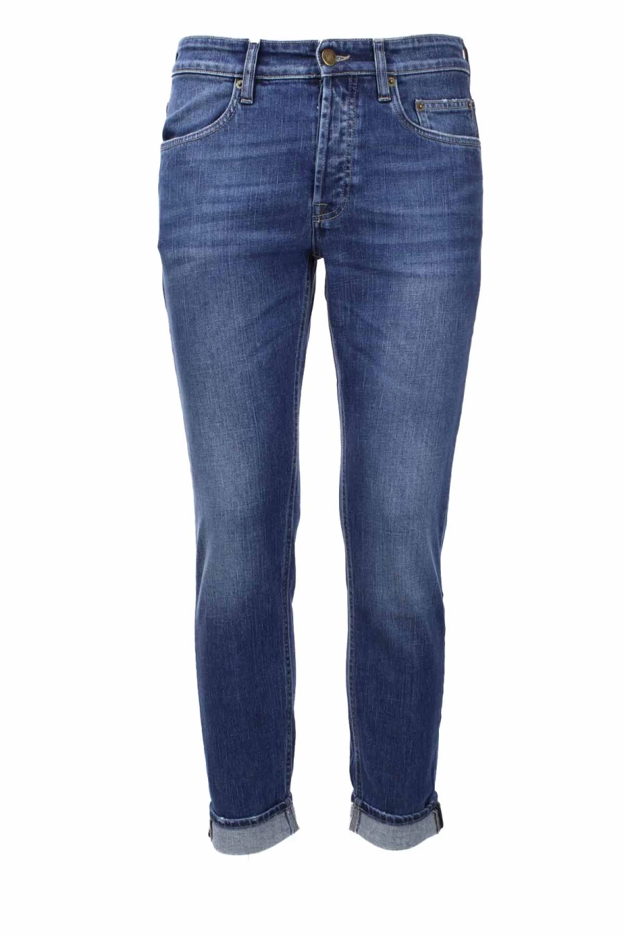 Seville Men's 5 Pocket Stretch Denim Jeans - Siviglia Slim Fit Comfortable Premium Jeans