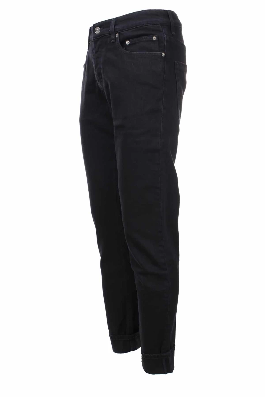 Seville Men's Black Stretch 5-Pocket Jeans - Siviglia Collection - Prestige Moda Uomo