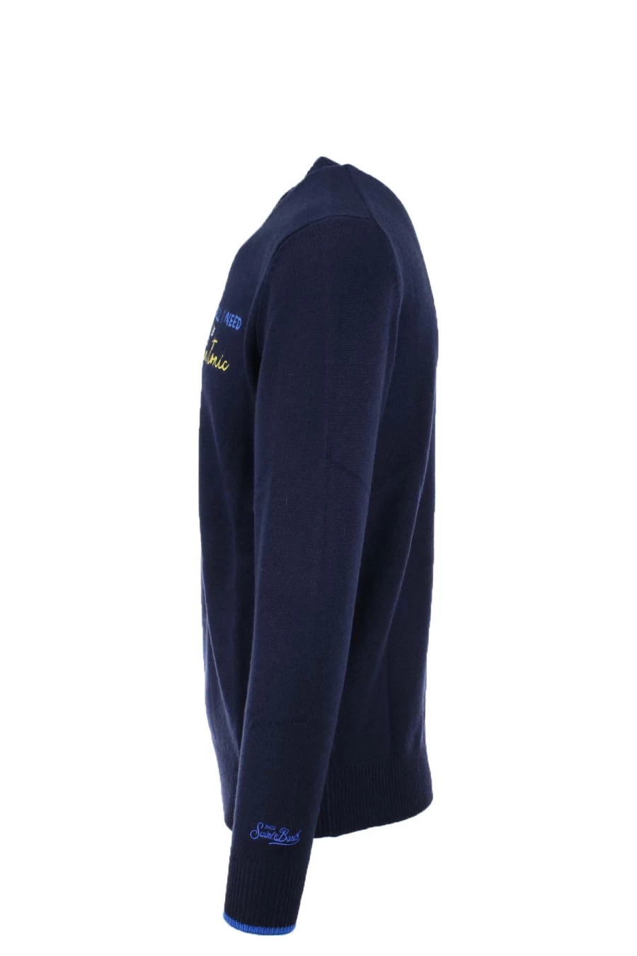 "Saint Barth MC2 Men's Wool Crewneck Sweater - Premium Pullover for Casual Wear"