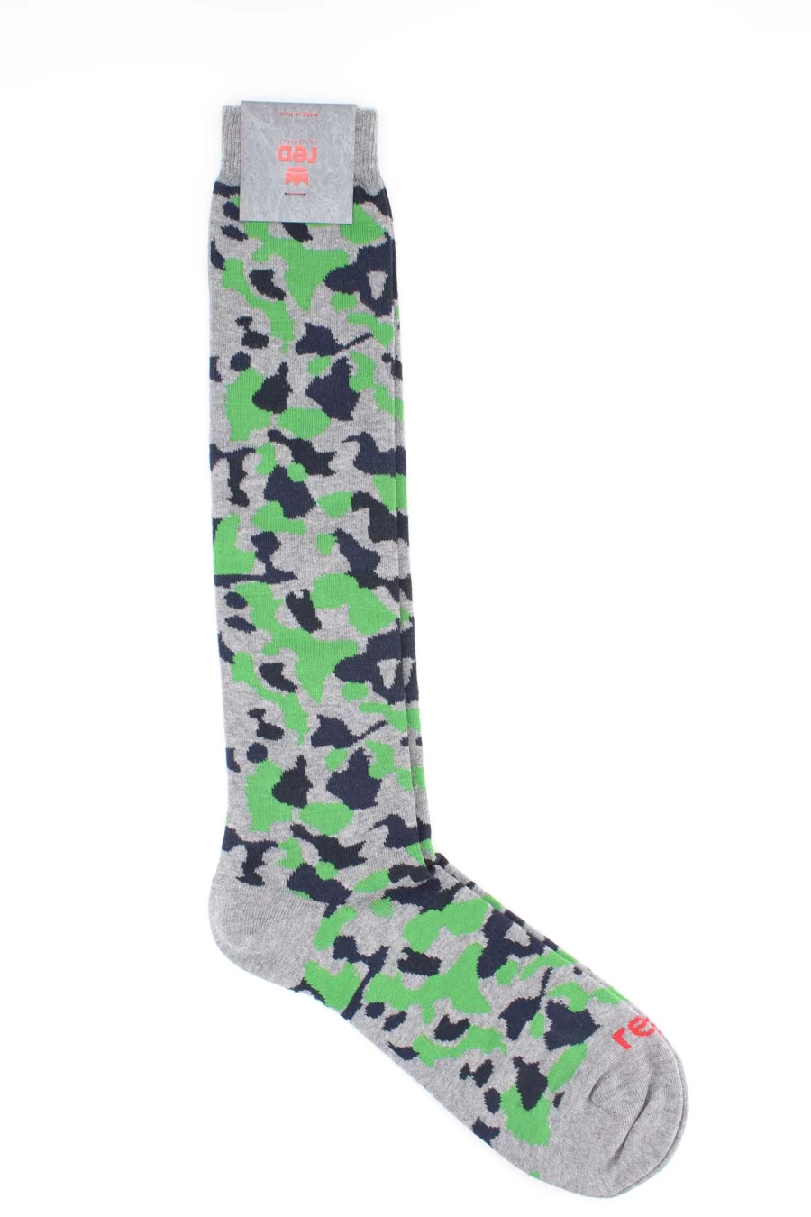 RED Men's Long Camouflage Socks - Premium Hunting Socks for Men - Durable Outdoor Socks - Prestigemodauomo Collection