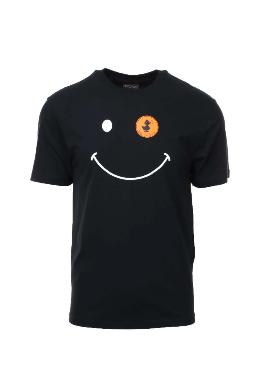 Save The Duck Eco-Friendly Smile Print Half Sleeve Organic Cotton T-Shirt – Prestigemodauomo Collection