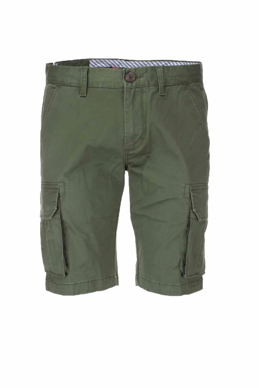 SUN68 Men's Bermuda Cargo Pants with Large Pockets - Casual Summer Shorts - Prestigemodauomo Collection