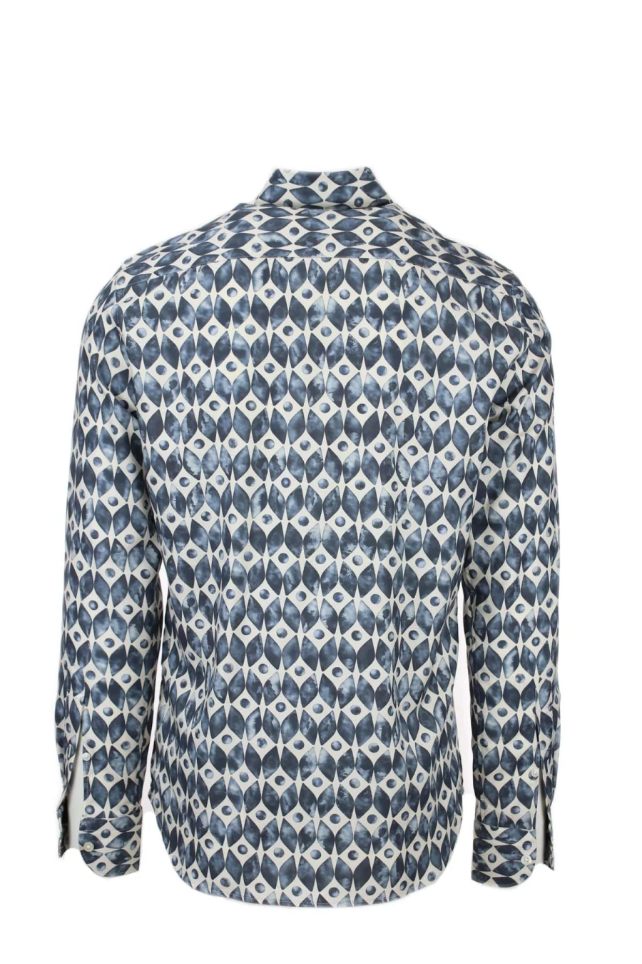 GHIRARDELLI Men's Patterned Shirt in Lightweight Technical Fabric for Comfort and Style