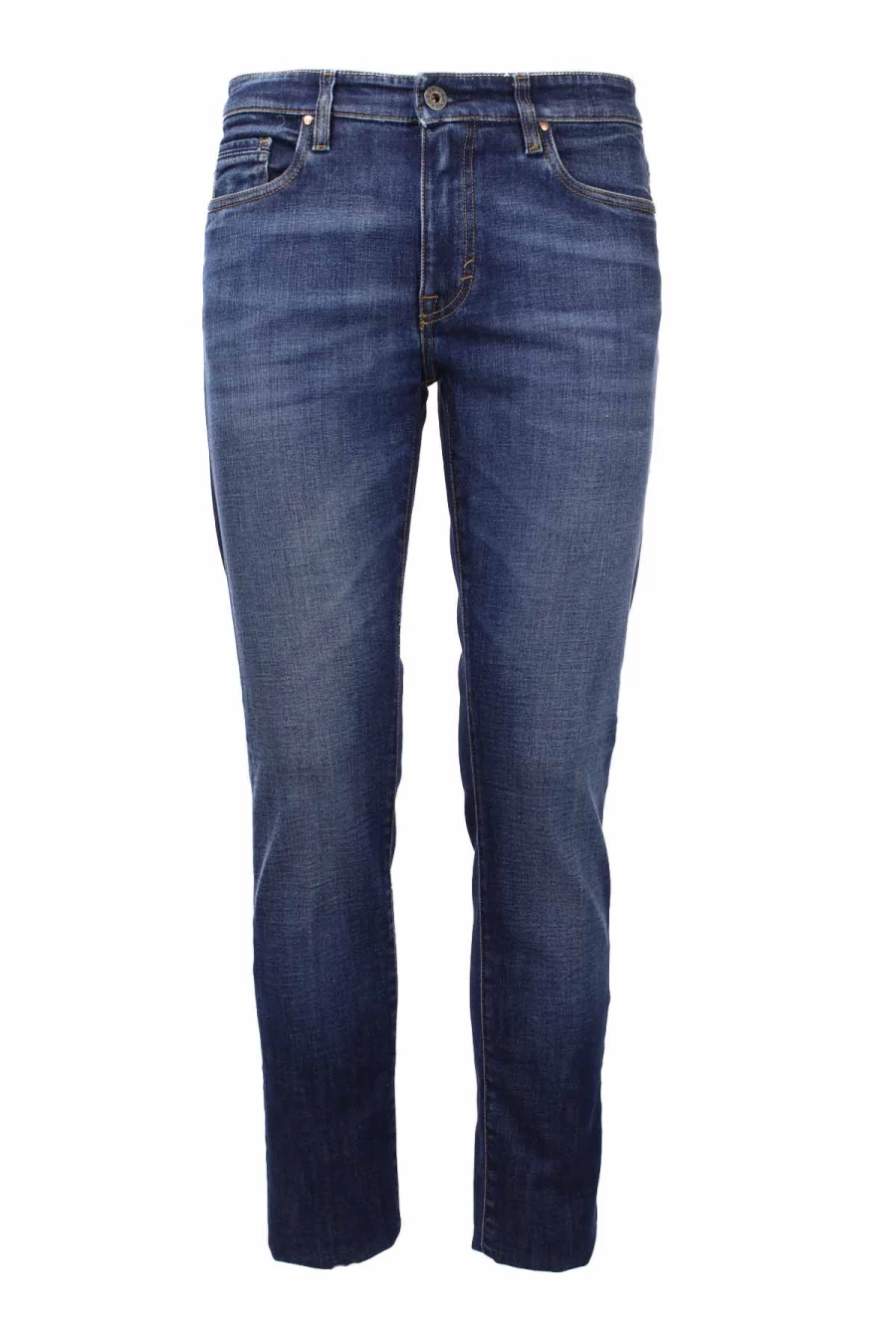 Teleriazed Men's 5 Pocket Stretch Denim Jeans - Comfortable Slim Fit Premium Denim Pants