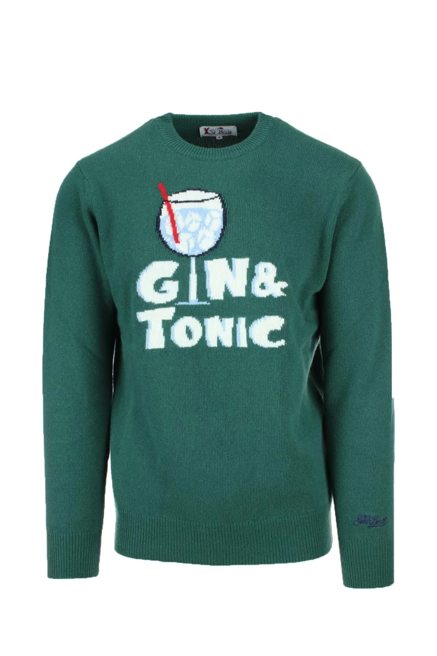 Saint Barth MC2 Men's Wool Gin & Tonic Color Pullover Sweater - Prestigemodauomo Collection