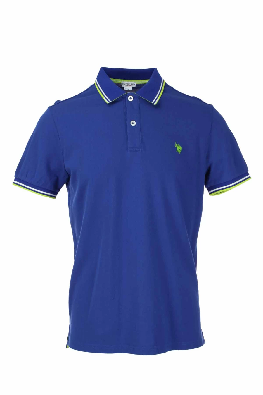 US Polo Assn Men's Half Sleeve Polo Shirt with Contrast Trim - Classic Casual Style