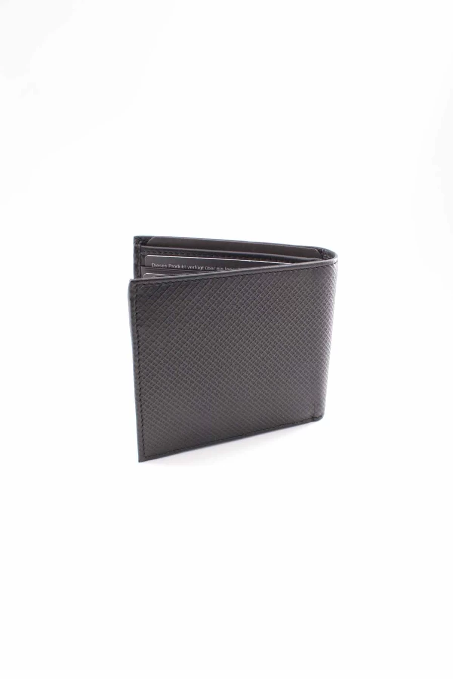 HUGO BOSS Men's Genuine Leather Foldable Wallet with Coin Pocket - Prestige Collection