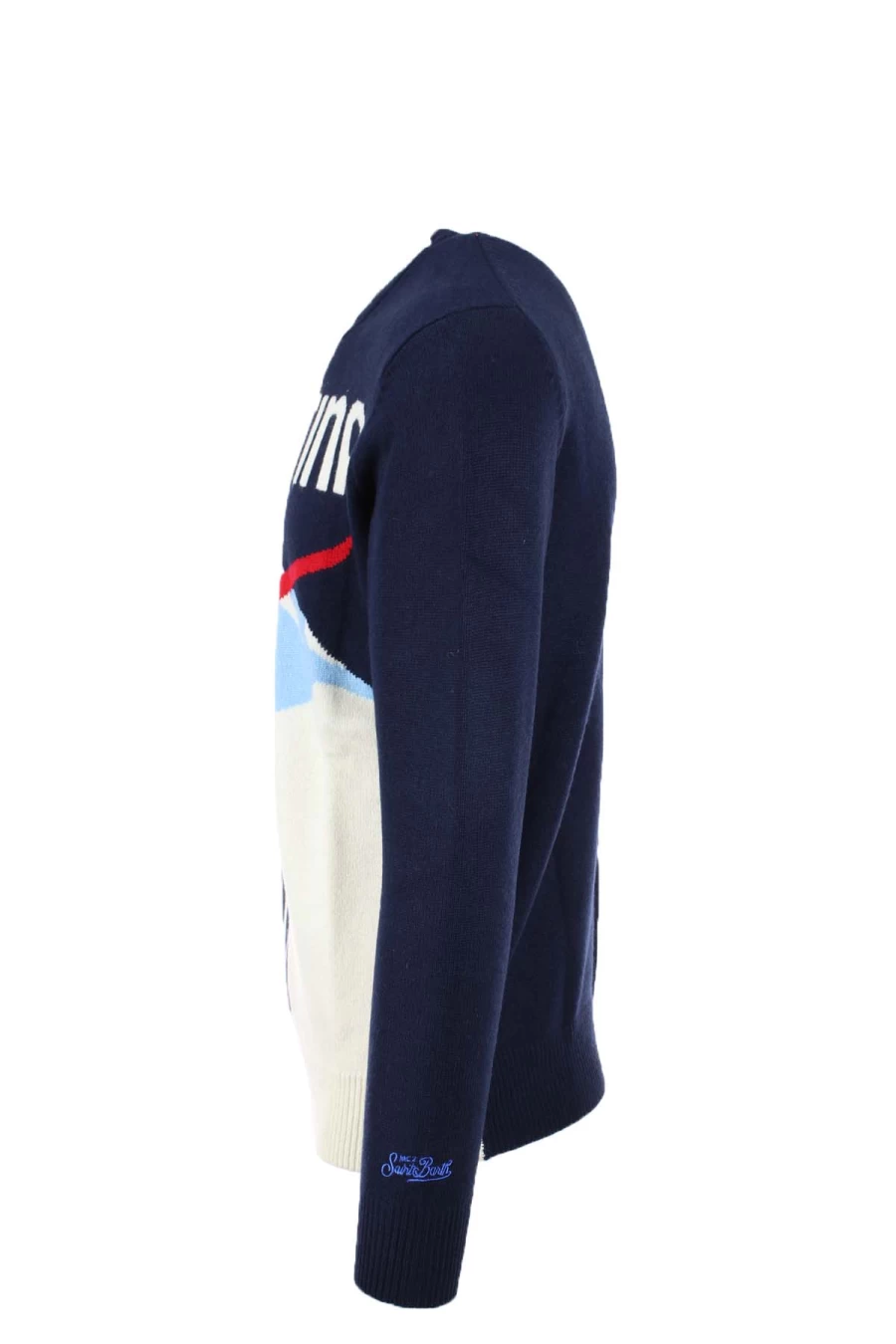 Saint Barth MC2 Men's Wool Crewneck Pullover Sweater - Cortina Collection - Prestigemodauomo