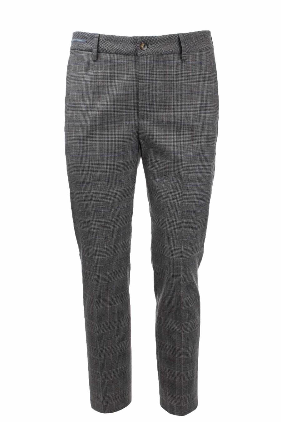 "Teleriazed Checked Wool Chino Pants for Men - Premium Prestigemodauomo Trousers"