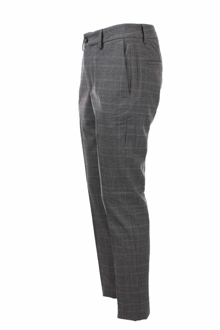 "Teleriazed Checked Wool Chino Pants for Men - Premium Prestigemodauomo Trousers"