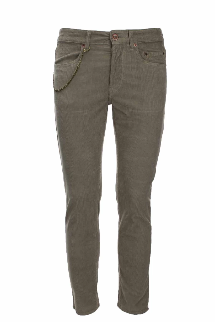 "Seville Men's Velvet Micro-Dotted 5-Pocket Pants - Prestigemodauomo Collection"