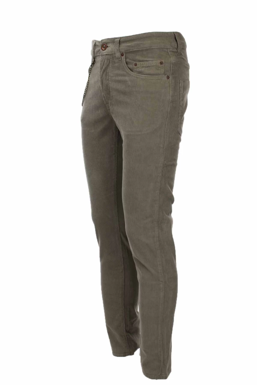 "Seville Men's Velvet Micro-Dotted 5-Pocket Pants - Prestigemodauomo Collection"