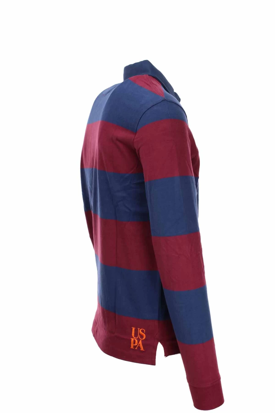 US Polo Assn Men's Long Sleeve Rugby Polo Shirt - Classic Collared Casual Top