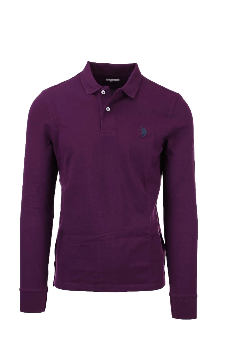 "US Polo Assn Men's Long Sleeve Cotton Pique Polo Shirt | Prestige Moda Uomo Collection"