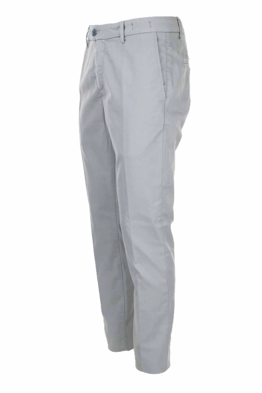 "Teleriazed Men's Cotton Chino Trousers - Micro-Stitched Detail - Prestigemodauomo Collection"