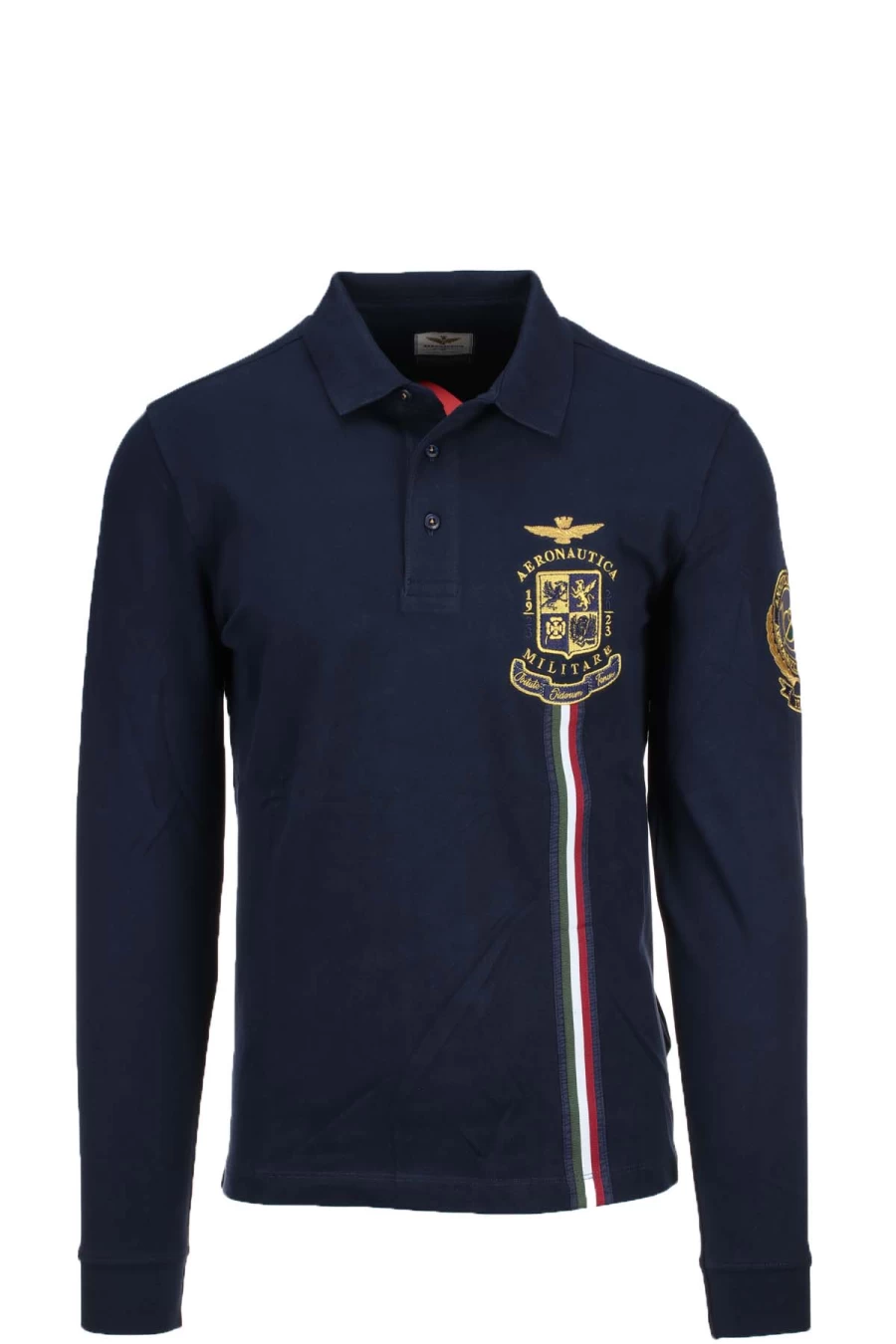 Air Force Centenary Long Sleeve Polo Shirt - Men's Military Style Premium Top - Prestigemodauomo Collection
