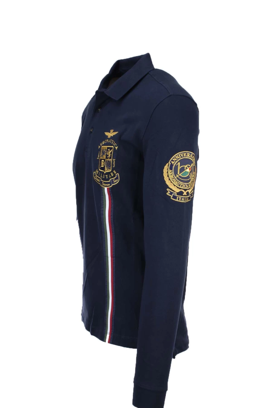 Air Force Centenary Long Sleeve Polo Shirt - Men's Military Style Premium Top - Prestigemodauomo Collection