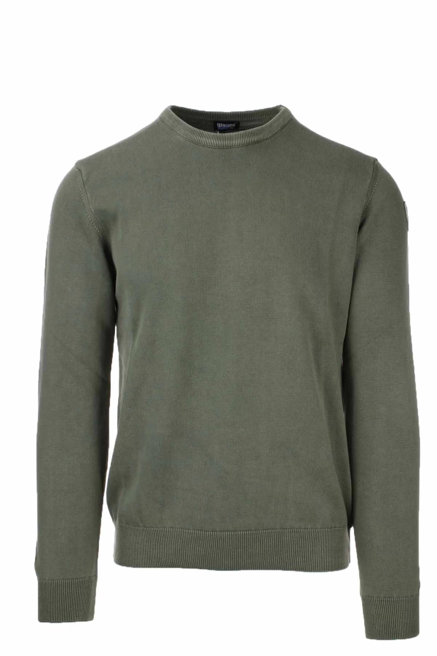 BLAUER Cotton Pullover Sweater for Men - Soft Comfortable Knitwear - Prestigemodauomo Collection