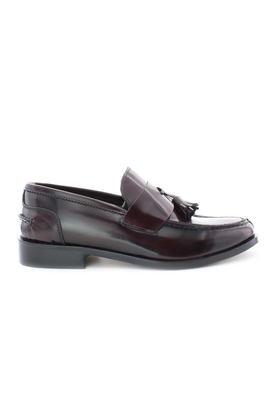 Men's Leather Moccasins with Tassels - Ancient Campania Shoe Shop - Handcrafted Italian Loafers