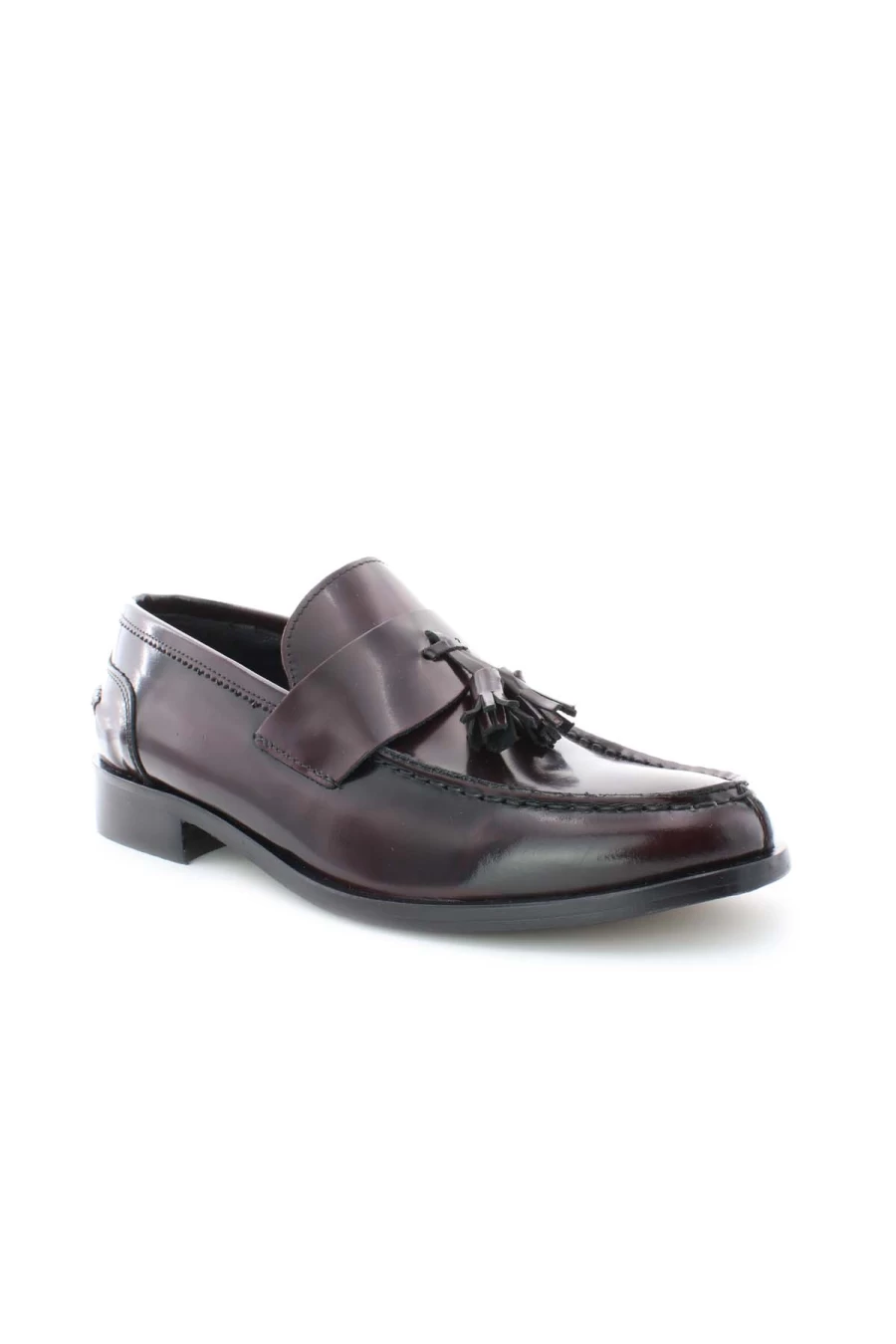 Men's Leather Moccasins with Tassels - Ancient Campania Shoe Shop - Handcrafted Italian Loafers