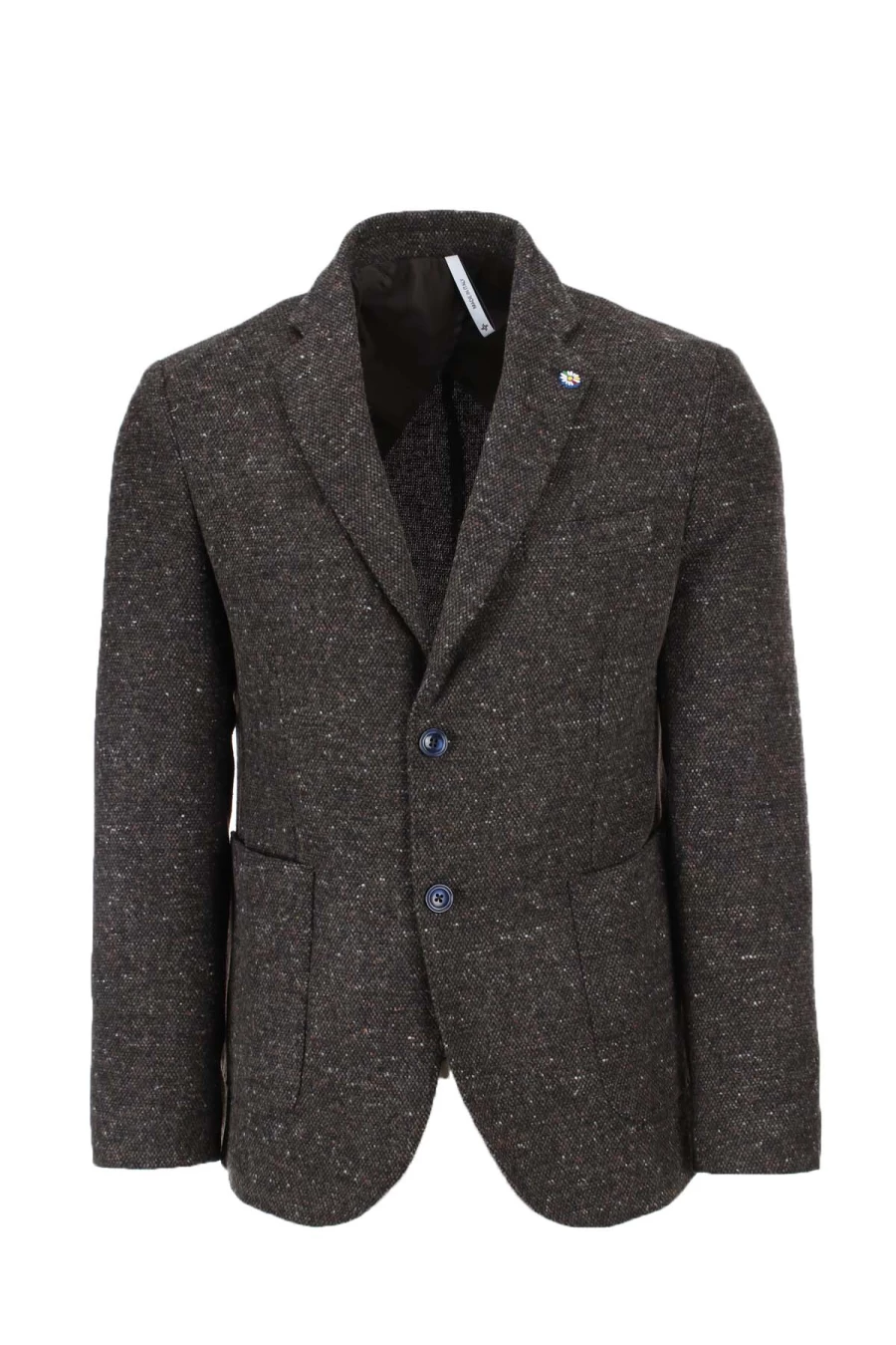 "Gilles Men's Colorful Dotted Single-Breasted Jacket - Prestigemodauomo"