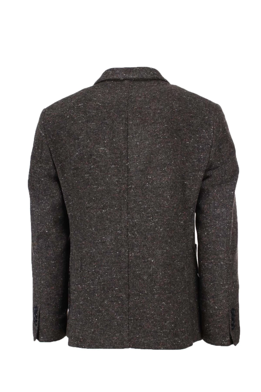 "Gilles Men's Colorful Dotted Single-Breasted Jacket - Prestigemodauomo"