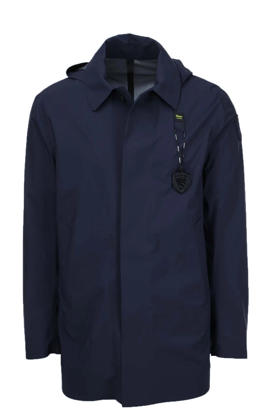 BLAUER Noah Waterproof Men's Trench Coat - Stylish Caban Raincoat for Men