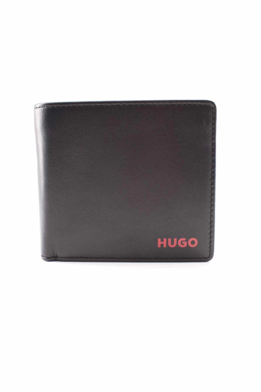 HUGO BOSS Men's Foldable Leather Wallet with Coin Pocket - Slim Bifold Design - Prestigemodauomo Collection