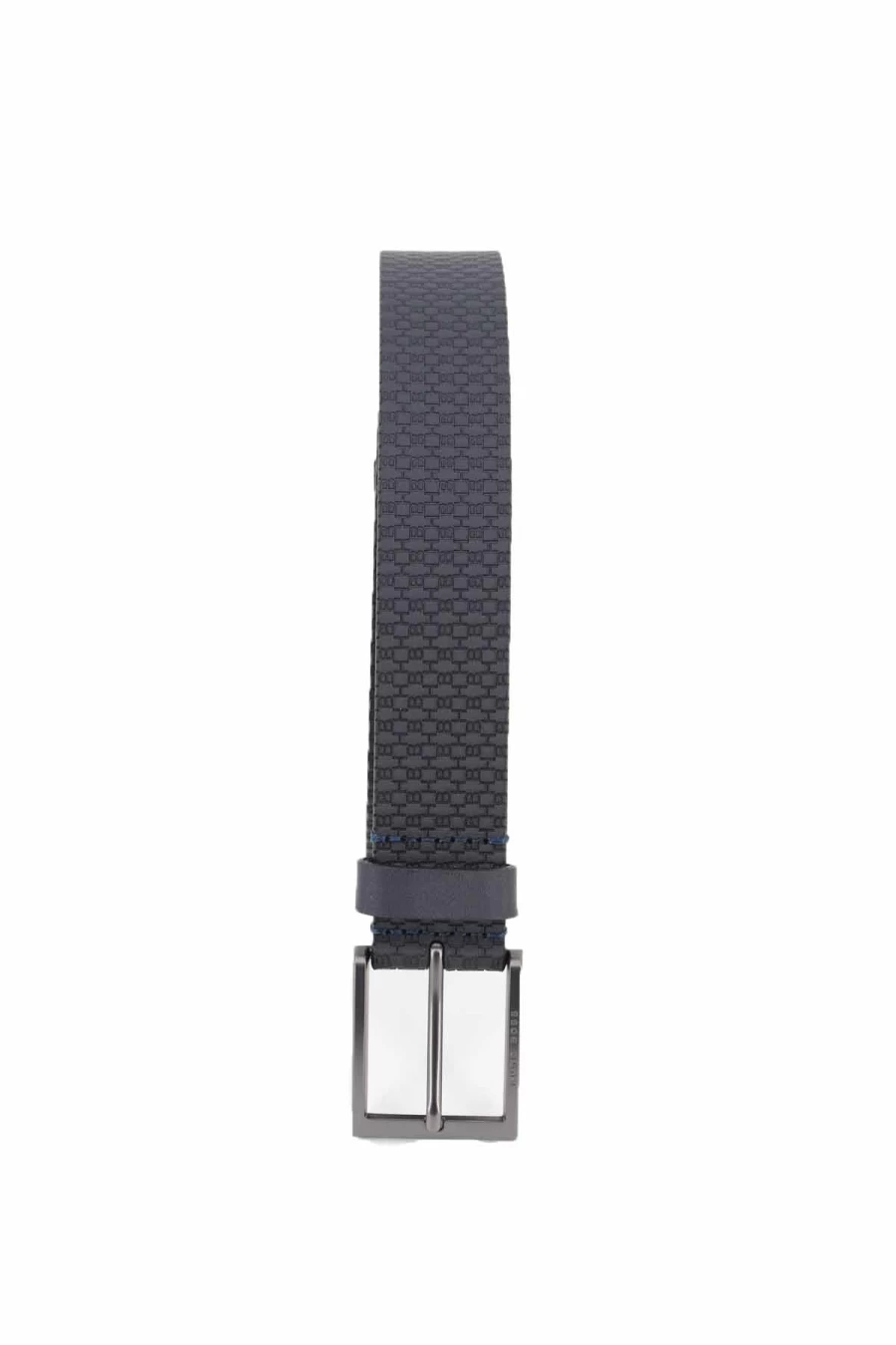 "HUGO BOSS Monogram Leather Belt for Men - Prestige Collection"