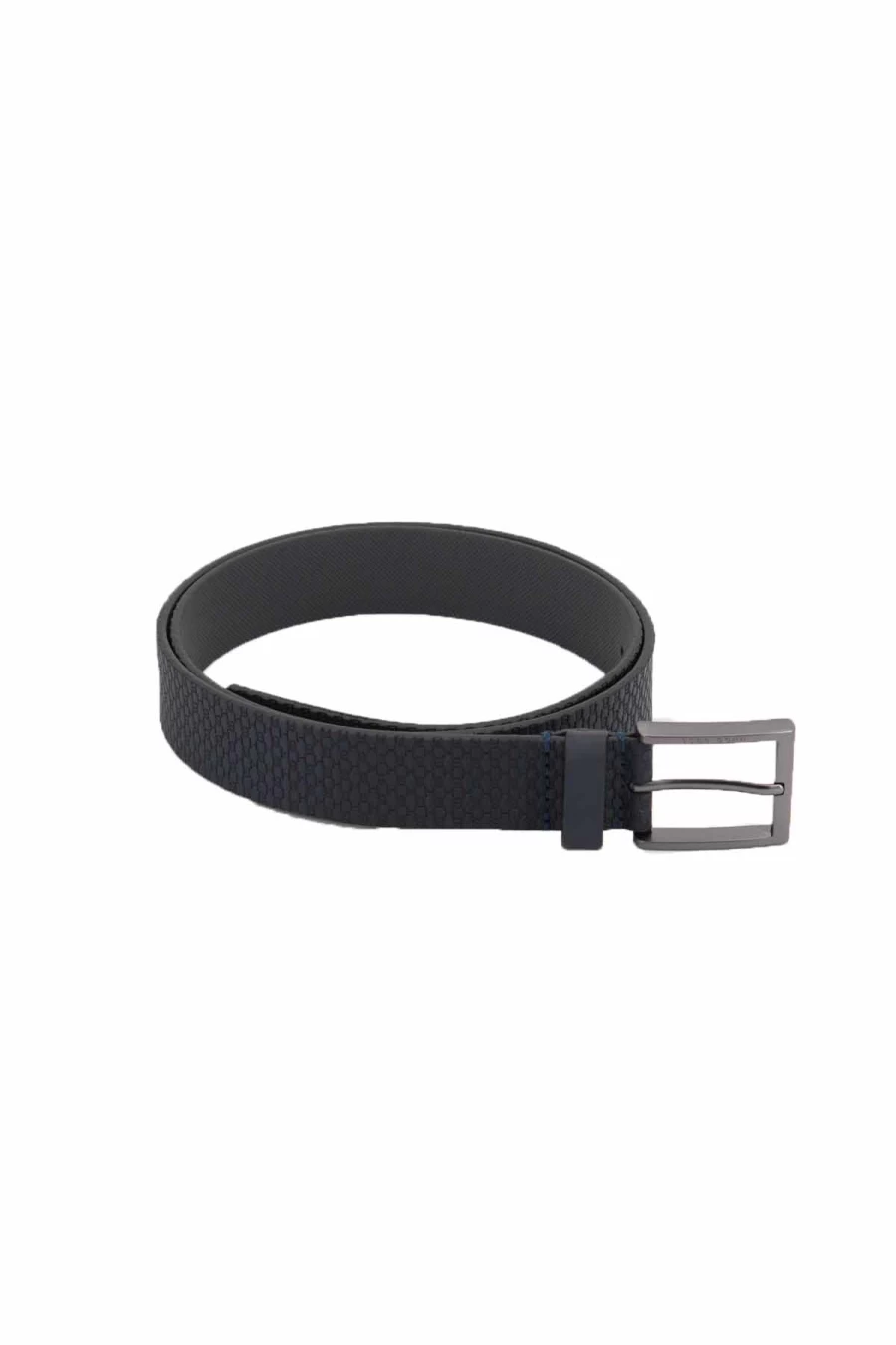 "HUGO BOSS Monogram Leather Belt for Men - Prestige Collection"