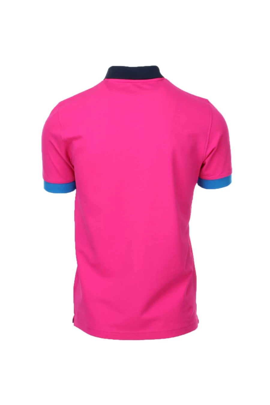 Men's Contrast Trim Half Sleeve Polo Shirt - SUN68 Premium Cotton Casual Top