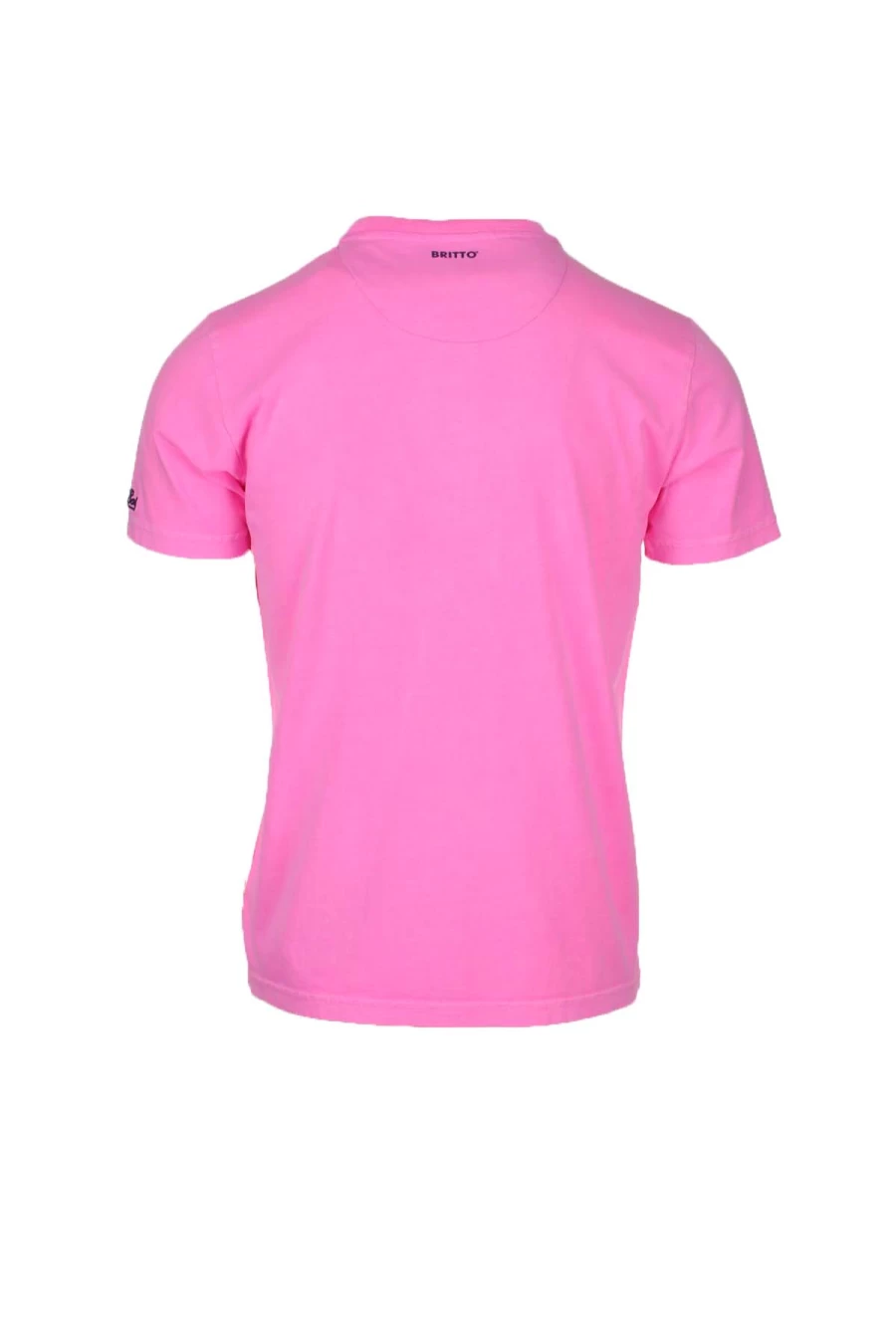 Saint Barth MC2 Men's Half Sleeve Pocket T-Shirt - Britto Loves Design - Premium Cotton Casual Tee