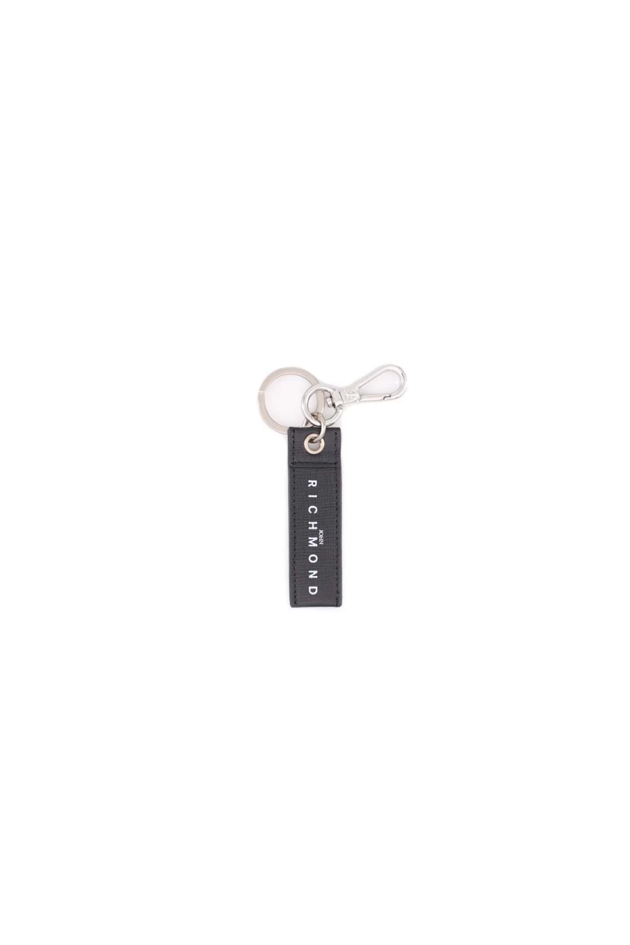 JOHN RICHMOND Keychain with Metal Ring and Hook - Stylish Designer Keyring for Men and Women