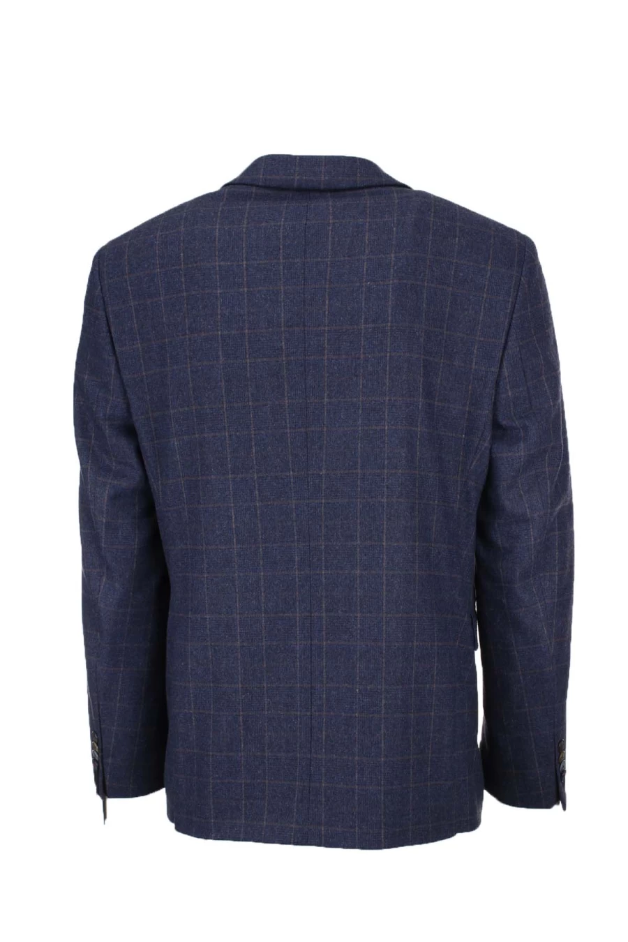 DIGEL Men's Single-Breasted Checked Blazer - Premium Wool Jacket for Formal & Casual Wear
