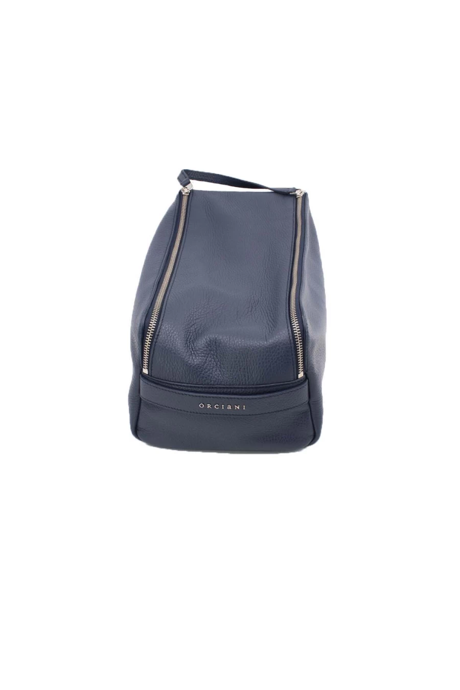 ORCIANI Men's Genuine Leather Toiletry Bag - Luxury Travel Case for Men - ORCIANI Prestige Collection