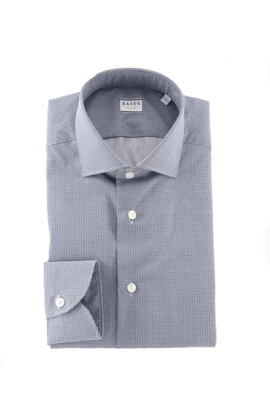 "XACUS Cotton Patterned Shirt for Men - Stylish and Comfortable Prestigemodauomo Design"