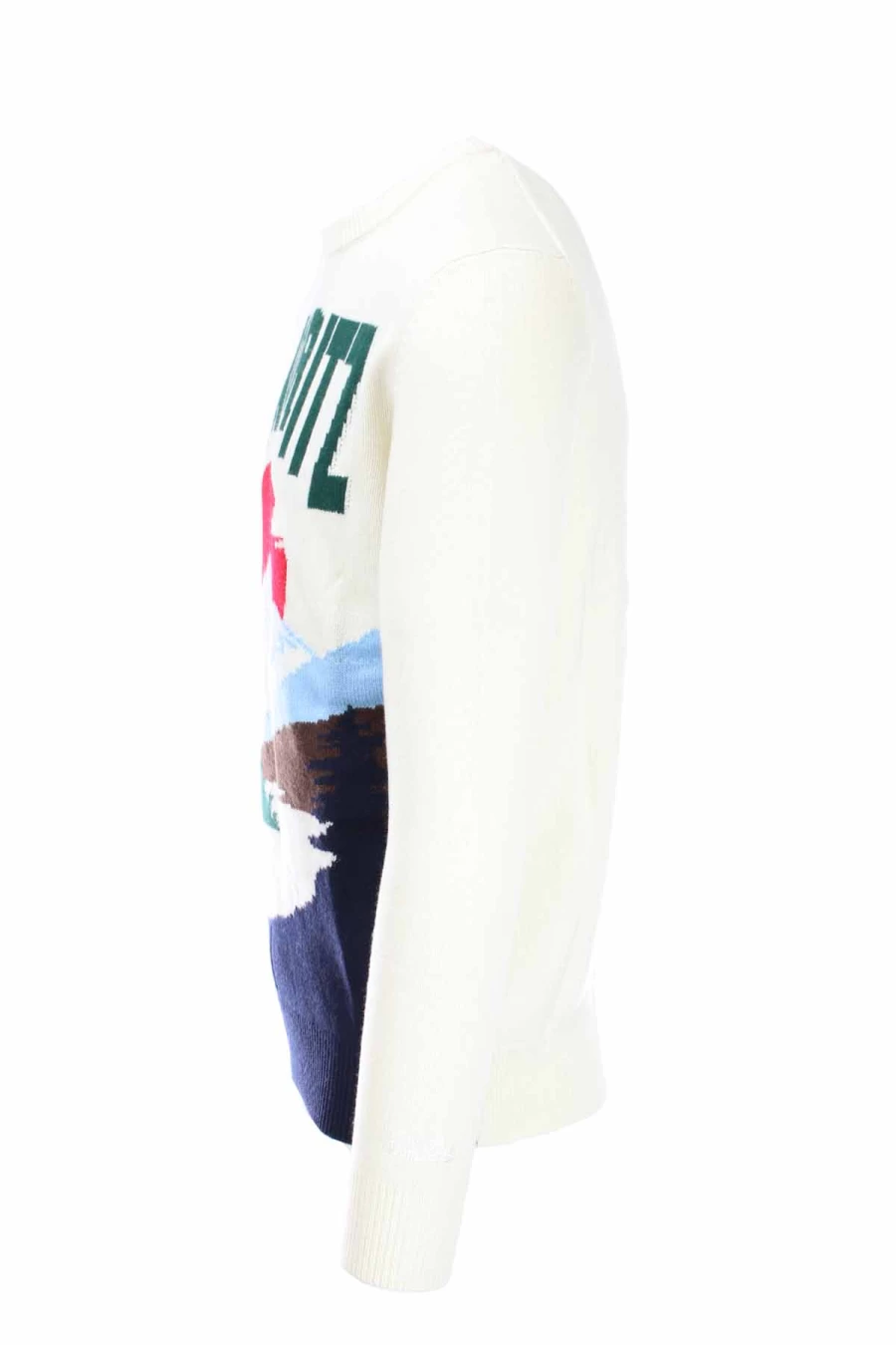 Saint Barth MC2 Wool Crewneck Sweater for Men - St. Moritz Collection - Premium Knitwear